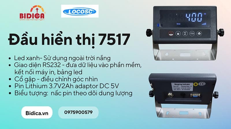 Đầu hiển thị LOCOSC 7517
